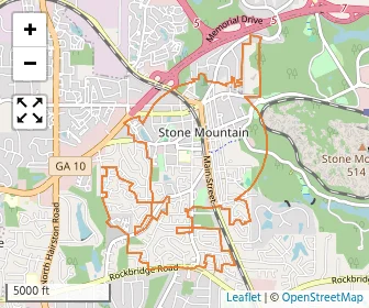 Area schools map